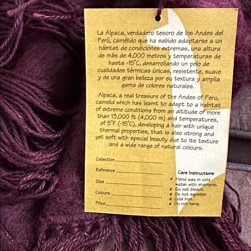 Peruvian Link Alpaca Collection Scarf - Picture 3 of 5